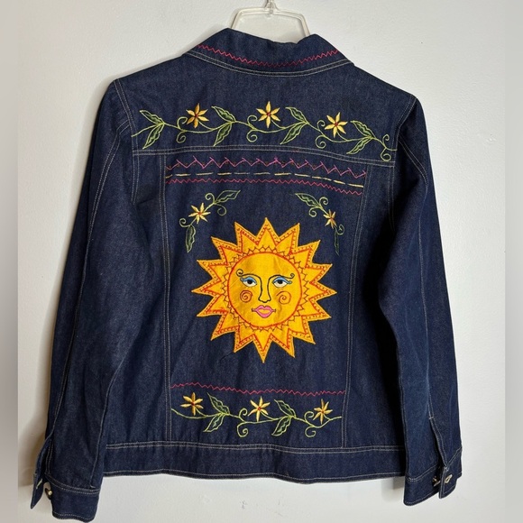 FAITH BY CELIA FORRESTER DENIM EMBROIDERED JACKET - Picture 7 of 7